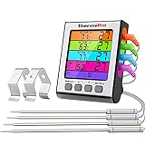 ThermoPro TP17H Digitales Grill-Thermometer Bratenthermometer Fleischthermometer...