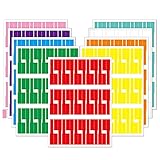 Kabeletiketten, 300 Pcs Kabel Beschriftung Ettiketten Selbstklebend Wasserdich...