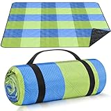 SPGOOD Picknickdecke 220 X 200CM 7-8 Personen wasserdicht Stranddecke...