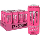 Monster Energy Ultra Rosa - koffeinhaltiger Energy Drink mit erfrischendem...