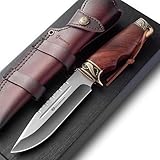 DRACHENADER Jagdmesser Feststehende Klinge YU-LN, 14, 7cm Klingenlänge...