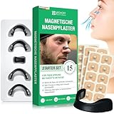 Magnetische Nasenpflaster Schnarchen (Starter Kit 15 Tage) – Anti-Schnarch...