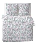 IKEA Stallört Bettwäscheset - weiß mit Paisley Muster - Deckenbezug 240x220...
