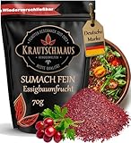 70g Sumach Gewürz ohne Salz von Krautschmaus, zum Würzen und Kochen, 100%...