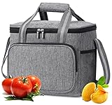 Feelhap Kühltasche 15L Picknicktasche Faltbare,Lunchtasche für Männer...