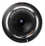 Olympus Body Cap Objektiv 9mm 1:8.0 Fisheye, geeignet für alle MFT-Kameras,...