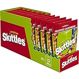 12 Beutel a 160g Skittles Crazy Sours aubonbons a 160g Kaudragees in knuspriger...