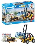 PLAYMOBIL | MyLife | Promo Pack | Gabelstapler mit Fracht | Spielzeug für...