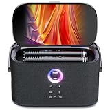 Ikarao Karaoke-Maschine - Komplettsystem mit Textanzeige, 2 Mikrofonen, 140W,...