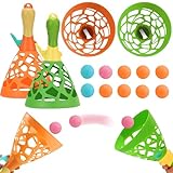 YOUYIKE Fangballspiel, 12-Teiliges Set Outdoor Spiele für Kinder, EnthäLt 2...