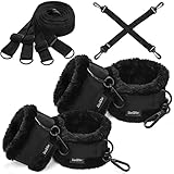 DaniChou Bettfesseln BedLock Pro, extra Plüsch & Exklusive Karabiner, Fesseln &...