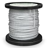 Akuoly 2,4mm Trimmerfaden 60m Trimmerschnur mit Stahlkern Mähfaden...