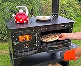 XL Garten-Backofen 'Elise XL' mit Kochstelle Gartenküche Holzbackofen...