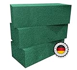 ELES VIDA DAS ORIGINAL Blumensteckschaum - Nasssteckschaum Set 23 x 11 x 7,5 cm...