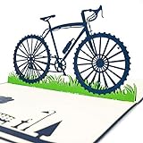 LIMAH® Pop Up Geburtstagskarte Fahrrad-Karte 3D Geschenkkarte Sport-Karte für...