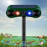 Katzenschreck Ultraschall Abwehr, Tiervertreiber 2 Modi Solar Katzenvertreiber...