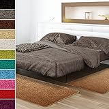 Shaggy-Bettumrandung Sphinx - 3-teiliges Läufer-Set für das Schlafzimmer -...