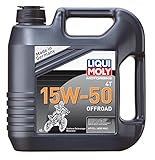 LIQUI MOLY Motorbike 4T 15W-50 Offroad | 4 L | Motorrad Synthesetechnologie...