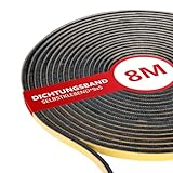 XEEINC 8M Bürstendichtung Selbstklebend, 9mm(B) x 5mm(D) Bürstendichtung für...