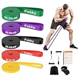 Fokky Fitnessbänder Widerstandsbänder mit 5 Stufen, Resistance Bands mit...