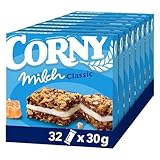 Müsliriegel Corny Milch Classic, Milchsandwich mit Getreide und Milchcreme,...