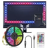 LED TV 2 Meter LED-Streifen USB mit Fernbedienung Hintergrundbeleuchtung...