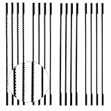 Dalephoric 16 Stück Dekupiersägeblätter Set, Feinschnitt Laubsägeblätter,...