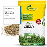 Greenyp® Sunny I dürreresistenter Trockenrasen I 15kg für 600m² I Grassamen...