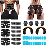 EONDEVO 35PCS / Set Bauchmuskeltrainer EMS Trainingsgerät, EMS Muskelstimulator...