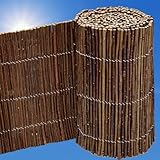UrFence 300x20 Weide Beeteinfassung Holz - Flexible Rasenkante - Mini Gartenzaun...