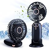 KEWUZY Handventilator, Faltbarer Ventilator, Tragbarer Mini Ventilator,...