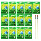 AHEJIOO 65 Stück Knicklichter Angeln Set - 13x5 Mini Knicklichter 4.5x37mm plus...