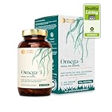 Veganes Omega 3 aus Algenöl | 120 hochdosierte Kapseln für 4 Monate | Eine...