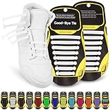 SULPO Elastische Silikon Schnürsenkel – Ohne Binden – Silikonschnürsenkel...