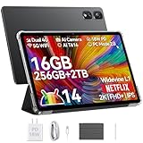 Blackview Tab16Pro Tablet 11 Zoll, Android 14 Tablet 16GB RAM 256GB ROM (2TB TF)...