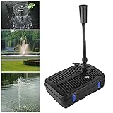 Forever Speed 4 in 1 Teichpumpe Springbrunnenpumpe mit Filter, 11W UV-Klärer,...