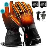 ABXMAS Beheizte Handschuhe für Männer oder Frauen, 7,4V 3200mAh Elektrische...