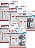 tesa Powerstrips Verstellbarer Klebenagel für Tapeten und Putz Weiß