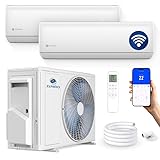 ZENIRO Multisplit Klimaanlage 2 Innengeräte Set (2 x 3,5kW) Klimagerät Air...