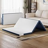 LINSY HOME 140 * 200 cm Klappmatratze mit extra wasserdichtem Bezug, 7,5 cm...
