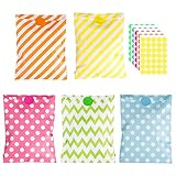 50 Stück Butterbrottüten, Candy bar Tüten Bunt Papiertüten Klein...