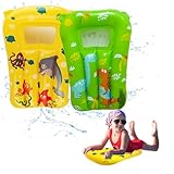 Surfbrett Aufblasbar, Dwafill 2 Stuck Schwimmbrett Kinder Aufblasbar, Surfboard...