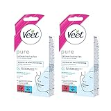 Veet Easy-Gel Kaltwachsstreifen - Geeignet für normale Haut - Anwendung für...