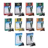 Crottendorfer Räucherkerzen 10er Pack (10 x 24 Stück) – Weihrauch,...