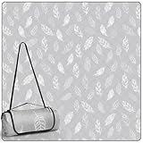 DEWUR Picknickdecke wasserdicht waschbar, Stranddecke Sandfrei XXL Campingdecke...