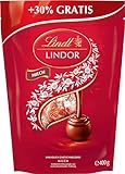 Lindt Schokolade LINDOR Kugeln Milch | 400 g | Ca. 30 Kugeln Vollmilchschokolade...