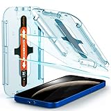 Spigen Glas.tR EZ Fit Schutzfolie kompatibel mit iPhone 12, iPhone 12 Pro, 2...