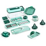 Genius Nicer Dicer Fusion Julietti | 16 Teile | Alles-Schneider | inkl. Slicer,...