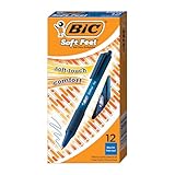 BIC 8373982-8373982 Kugelschreiber Blau Clip-on Retractable Ballpoint Pen 12...