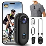 Lottsall Mini Action Cam - 4K 64GB Kamera mit Wasserdicht 30m, Freihand-POVs,...
